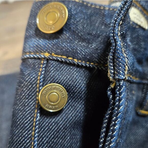 Burberry Brit dark mens relaxed jeans no stretch 100% cotton size 30 short - Picture 15 of 15